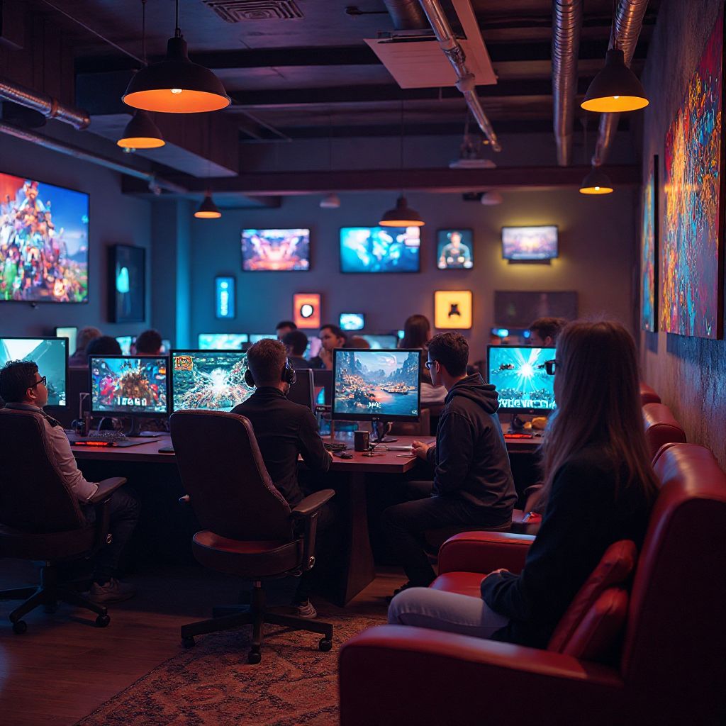 Gaming Club Interior